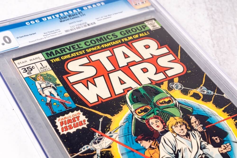 Star Wars #1 Marvel Comics - July 1977 - 35 2024 cents - KEY FIRST ISSUE!