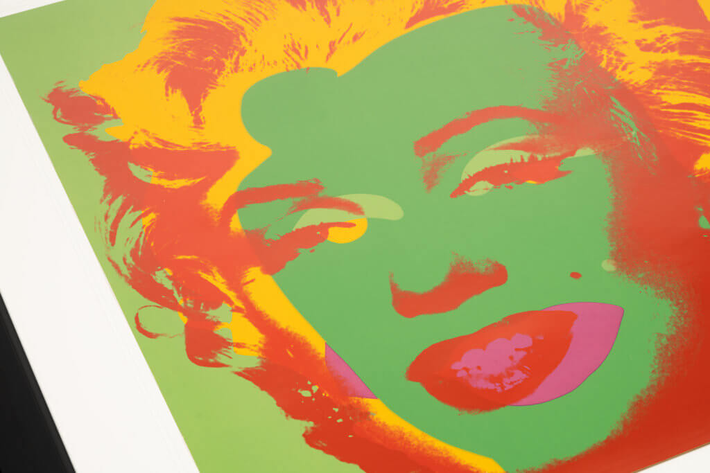 Rally’s Marilyn Monroe (Marilyn 25), 1967 by Andy Warhol. Number 140/250