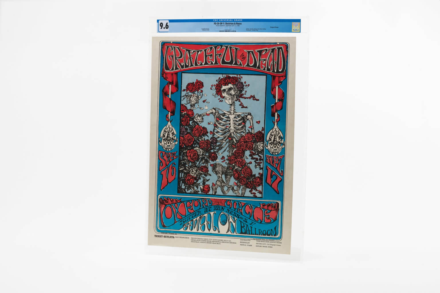 Something Borrowed: The Grateful Dead’s Skeleton & Roses Poster | Rally ...