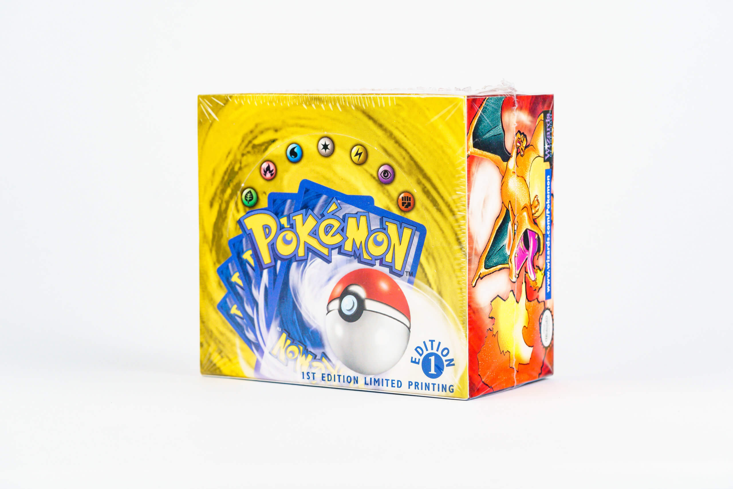 Pokemon 1st Edition Limited Printing box of booster packs